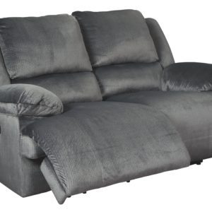 Clonmel - Charcoal - Reclining Power Loveseat