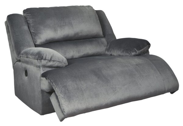 Clonmel - Charcoal - Zero Wall Power Wide Recliner