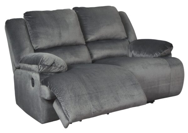 Clonmel - Charcoal - Reclining Loveseat