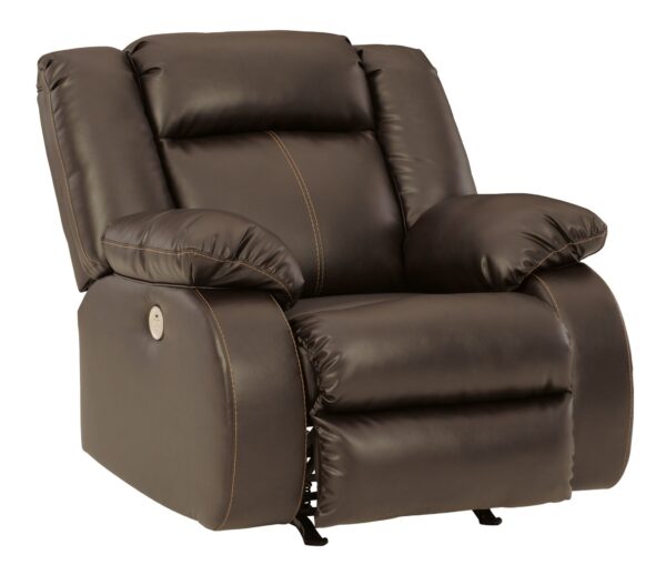 Denoron - Chocolate - Power Rocker Recliner