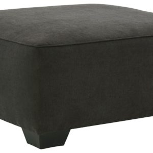 Lucina - Charcoal - Oversized Accent Ottoman