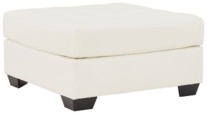 Donlen - White - Oversized Accent Ottoman