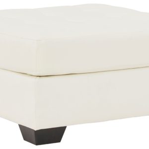 Donlen - White - Oversized Accent Ottoman