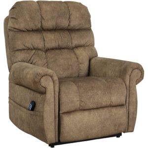 Mopton - Light Brown - Power Lift Recliner