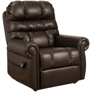 Mopton - Chocolate - Power Lift Recliner