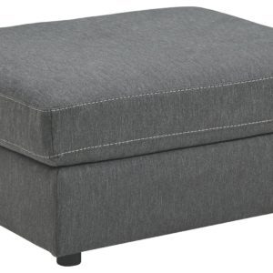 Candela - Charcoal - Oversized Accent Ottoman
