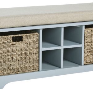 Dowdy - Gray - Storage Bench