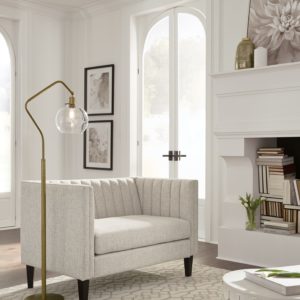 Jeanay - Linen - Accent Bench