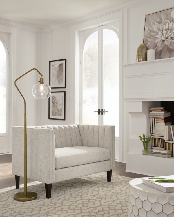 Jeanay - Linen - Accent Bench