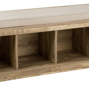 Gerdanet - Beige - Bench With 4 Open Storages