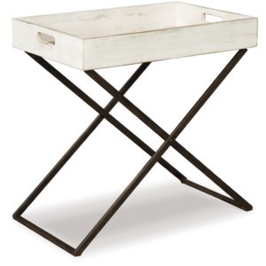 Janfield - Antique White - Accent Table