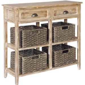 Oslember - Light Brown - Console Sofa Table