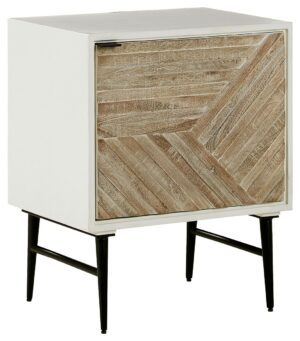 Dorvale - White / Brown - Accent Cabinet