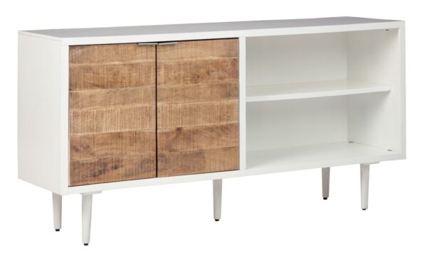 Shayland - White / Brown - Accent Cabinet