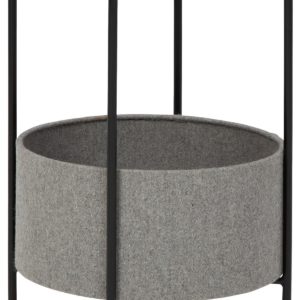 Brookway - Black / Light Gray - Accent Table