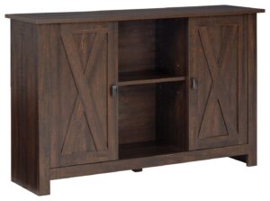 Turnley - Distressed Brown - Accent Cabinet