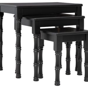 Dasonbury - Black - Accent Table Set (Set of 3)
