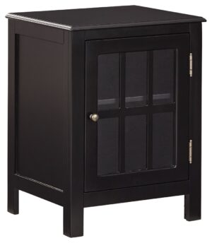 Opelton - Black - Accent Cabinet
