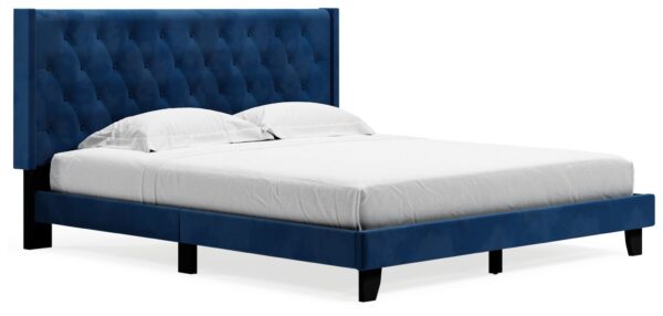 Vintasso - Blue - King Uph Hdbd/Ftbd/Roll Slats