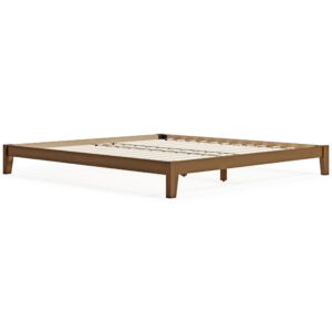 Tannally - Light Brown - King Platform Bed