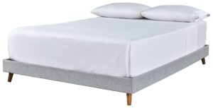 Tannally - Beige - King Uph Platform Bed