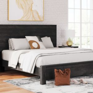 Toretto - Charcoal - King Panel Bookcase Bed