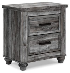 Thyven - Gray - Two Drawer Night Stand