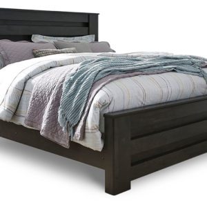 Brinxton - Gray Dark - King Panel Bed
