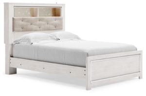 Altyra - White - Full Panel Bookcase Bed