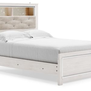 Altyra - White - Full Panel Bookcase Bed