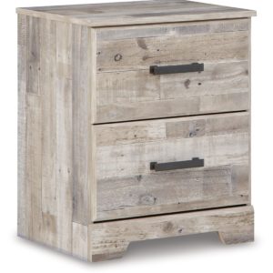 Hodanna - Whitewash - Two Drawer Night Stand