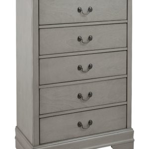 Kordasky - Gray - Five Drawer Chest