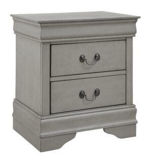 Kordasky - Gray - Two Drawer Night Stand