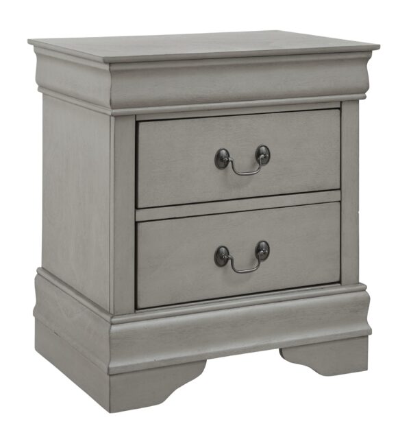 Kordasky - Gray - Two Drawer Night Stand