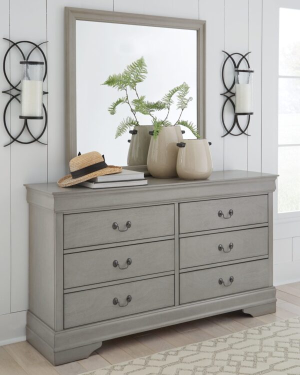 Kordasky - Gray - Dresser, Mirror