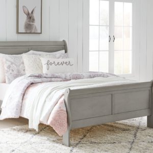 Kordasky - Dark Gray - Full Sleigh Bed