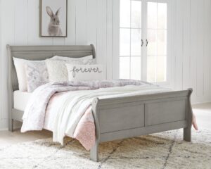 Kordasky - Dark Gray - Full Sleigh Bed