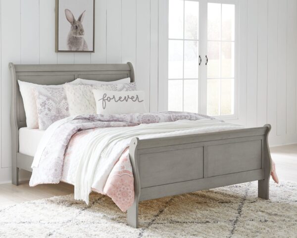 Kordasky - Dark Gray - Full Sleigh Bed