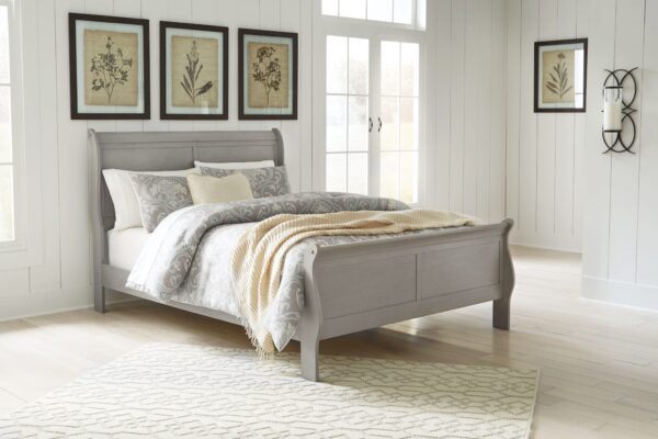 Kordasky - Gray - Queen Sleigh Bed