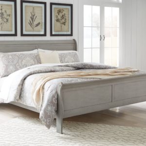 Kordasky - Dark Gray - King Sleigh Bed