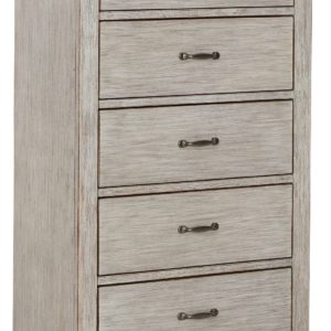 Hollentown - Whitewash - Five Drawer Chest