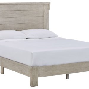 Hollentown - Whitewash - Full Panel Bed