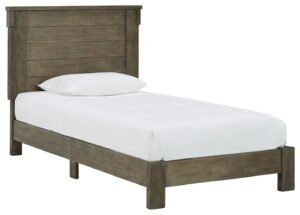 Shamryn - Grayish Brown - Twin Panel Bed