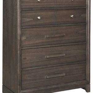 Brueban - Brown - Five Drawer Chest