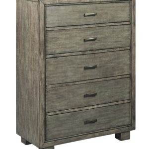 Arnett - Gray - Five Drawer Chest
