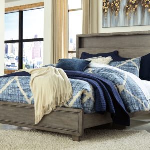 Arnett - Gray - King Bookcase Bed