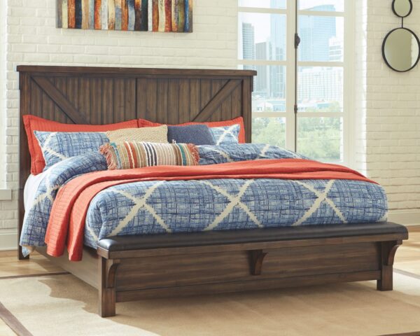 Lakeleigh - Brown - Queen Upholstered Bed