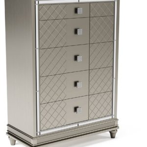 Chevanna - Platinum - Five Drawer Chest