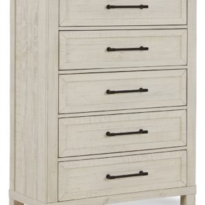 Brewgan - White - Five Drawer Chest
