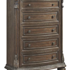 Charmond - Brown - Five Drawer Chest